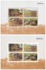 Thai Heritage Conservation Day 1992 Perforated and Imperforated Souvenir Sheets (Matched Number) - Thai Traditional Carts