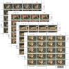 Wild Animals (6th Series) Postage Stamps Full Sheet Set - Tiger, Big Cat, Leopard