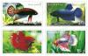 Fighting Fish Postage Stamps