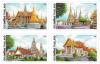 Temple Postage Stamps