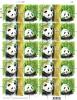 30th Anniversary of the Diplomatic Relationship between Thailand and PR.China Commemorative Stamps Full Sheet - Giant Panda