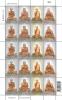 Highly Revered Monk Postage Stamps Full Sheet of 5 Sets [Intaglio]