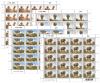 Pa Hin Ngam National Park Postage Stamps Full Sheet Set [Coated with the Real Stone Powder from the Original Source]