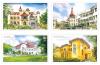 Thai Heritage Conservation Day 2010 Commemorative Stamps - Royal Palaces