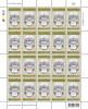 100th Anniversary of the Fine Arts Department Commemorative Stamp Full Sheet