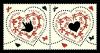 Symbol of Love 2014 Postage Stamps - [Perfumed Stamps with perforated design in 'ILY' sign and in a heart]