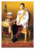 H.M. King Maha Vajiralongkorn Phra Vajiraklaochaoyuhua's 67th Birthday Anniversary Commemorative Stamp [Partly gold foil stamping]