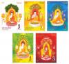 Important Buddhist Religious Day (Visak Day) 2023 Postage Stamps - The Five Buddhas