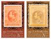 140th Anniversary of Thai Stamp Commemorative Stamps (2nd Series) [Partly embossing and copper foil stamping]