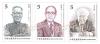 Hu Shih, Chien Shih-Liang and Wu Ta-You Portraits Postage Stamps